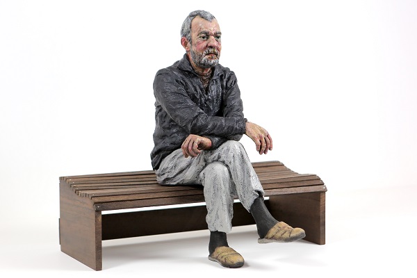 Maquette for John (seated)